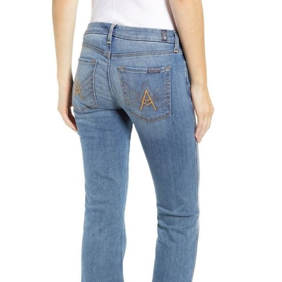 7 For All Mankind "A" Pocket Flare Jeans - Picture 1 of 8